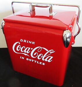 Coca-Cola Six Pack Cooler Chest Circa 1950's Fully Restored