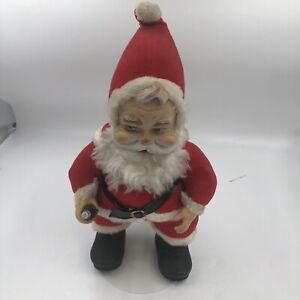 Vintage Rushton Star Creation Santa Coca-Cola Doll Full Bottle