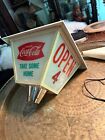 Things go Better  Coke Rotating light up SIGN Coca Cola Take Home