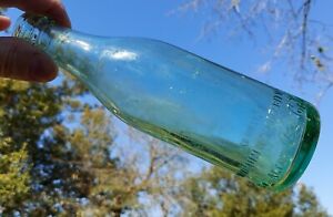 R+ Rare Mayo Alton FLA Florida Straight Sided Heel Script Coca Cola Coke Bottle