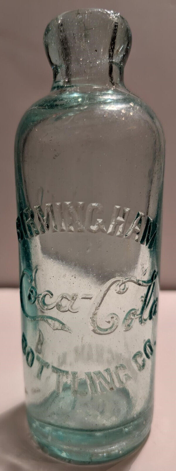 COCA COLA HUTCH BOTTLE BIRMINGHAM, AL CIRCA 1903 ROOT 405 VERSION