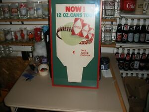 Coca Cola Framed Cardboard