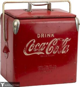 Original Vintage 1950s Coca Cola Coke Cooler & Bottle Opener - Action Mfg Co Inc