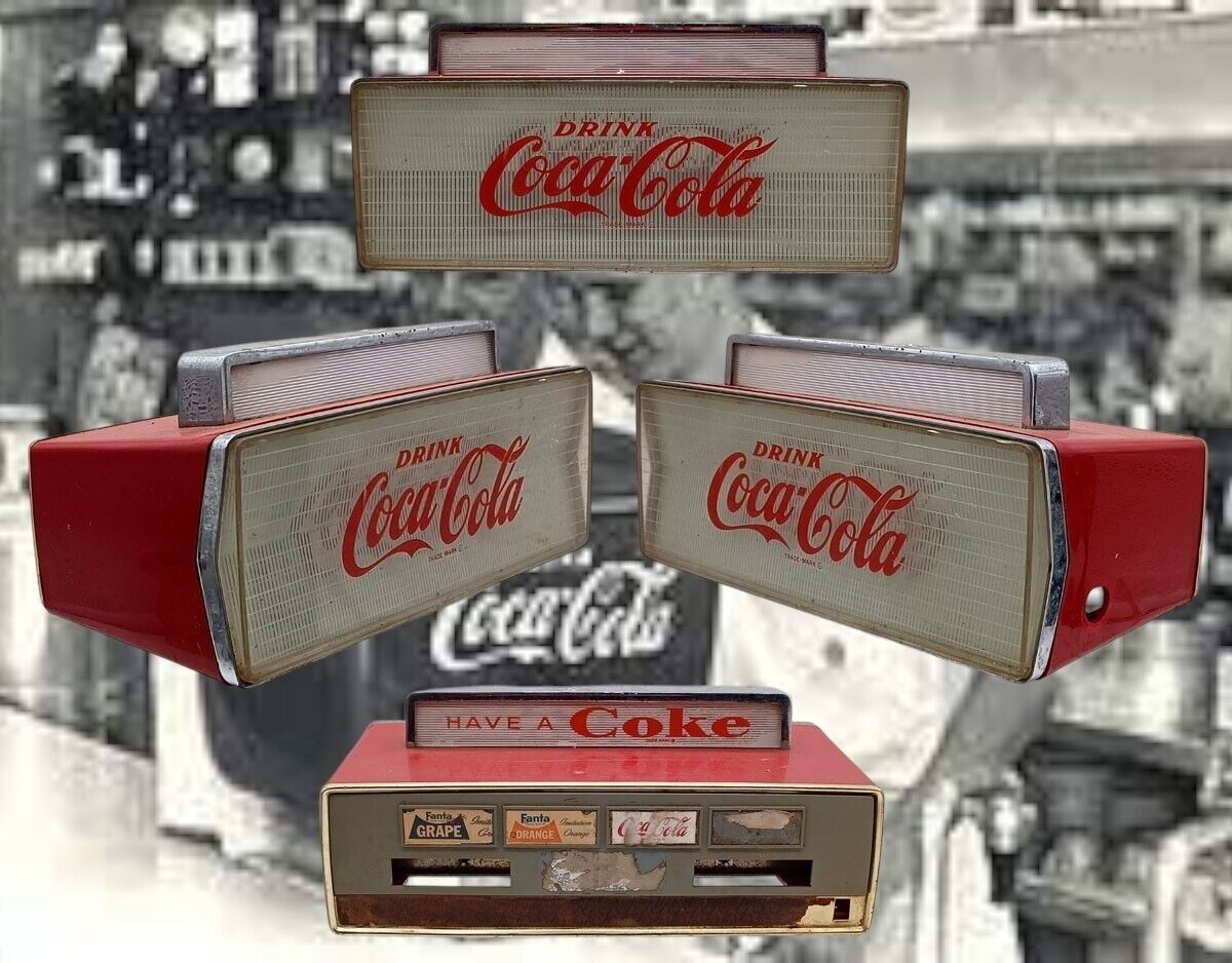 COCA-COLA ~ HAVE A COKE ~ DINER SODA FOUNTAIN DISPENSER TOPPER ADVERTISING SIGN