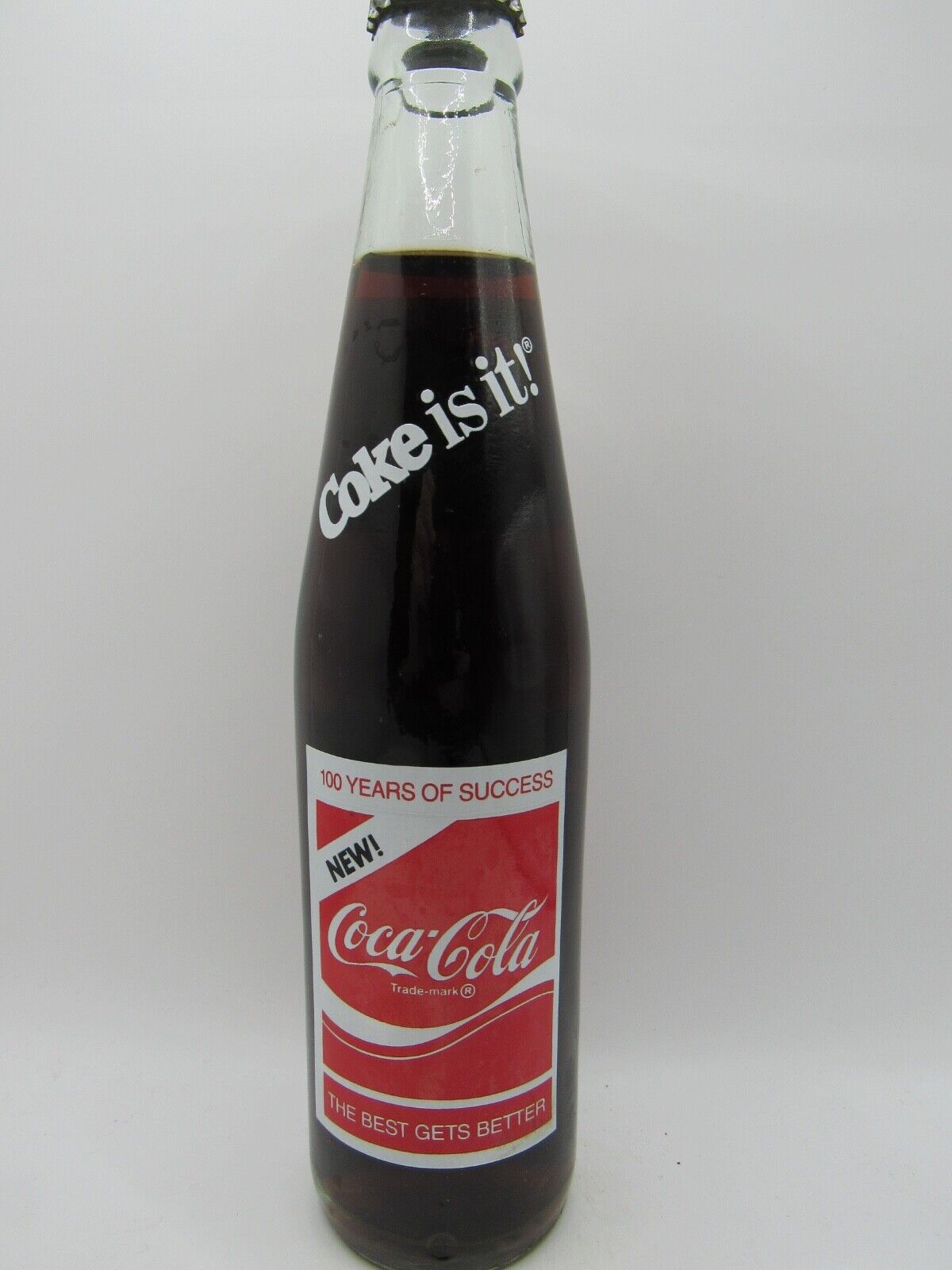 "NEW COKE" Coca Cola Bottle - Houston, Tx - 1985 - Pristine!