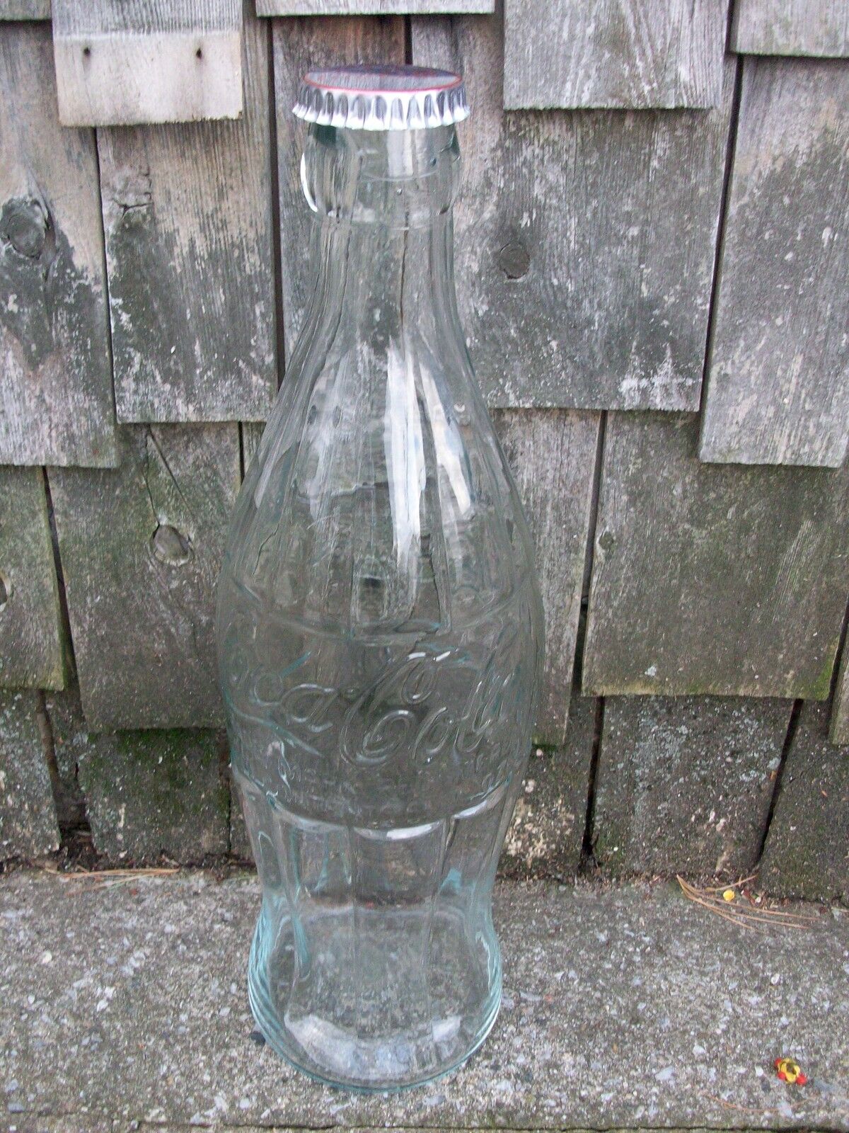 Coca Cola Large 20" Commemorative Glass Contour Soda Bottle PAT'D DEC. 25, 1923