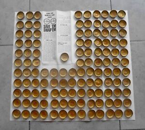 1964-65 Coke Coca Cola NEW YORK WORLD'S FAIR Bottle Caps Set of 120 w SAVERSHEET