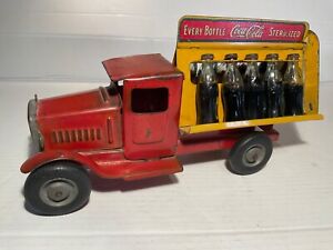RARE Vintage 1930's METALCRAFT Pressed Steel COCA-COLA COKE DELIVERY Antique