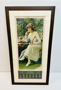 1917 COCA-COLA PAPER LITHOGRAPH AD CALENDAR- ORIGINAL