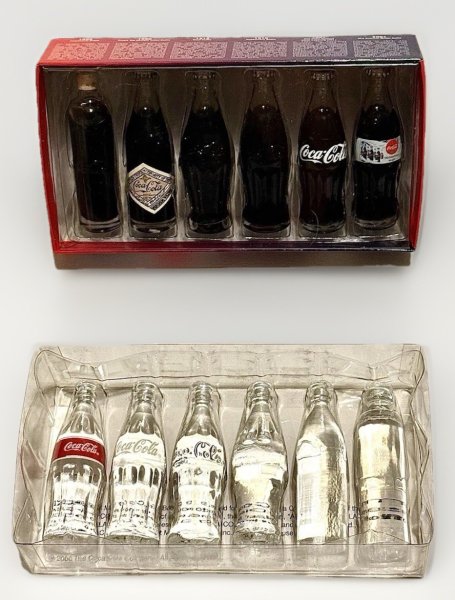 Coca-Cola Crystal Bottle Evolution 24% PbO NIB + Midsummer Magic Mini Set