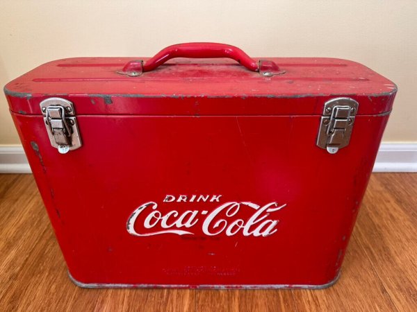 Vintage 1940s 1950s Coca-Cola Airline Cooler COKE memorabilia ***RARE***