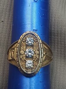 Coca Cola Enterprises 10k GOLD & Diamond Ring MADE FOR EMPLOYEES EXECUTIVES