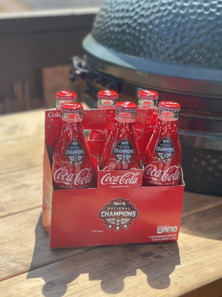 Georgia Bulldogs 2021 UGA National Championship Coca-Cola Glass 6 Pack Collector