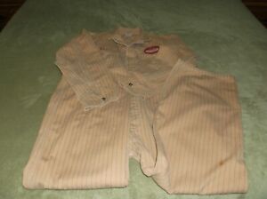 Vintage COCA COLA Delivery Uniform Coveralls~ LEE Brand Union-Alls ~ Size 42