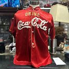 1920’s -1930’s Drink Coca Cola In Bottles Satin Baseball Jersey RARE Great Cond.