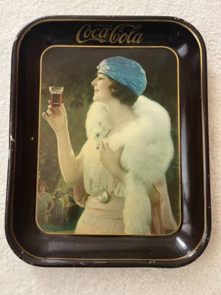 Vintage, ORIGINAL, 1925  Coca-Cola, Coke, Soda Serving Tray VG+/Ex Condition
