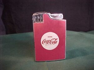 Musical Coca Cola Hadson Blue Bird Lighter 1960's