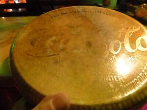 c.1895 HOLY GRAIL RARE Coca Cola "IDEAL BRAIN TONIC" LIPPINCOTT Soda  Plate Sign