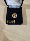 Coca-Cola 45 Year Service Pin 10kt Gold With 9 Small Diamonds In Original Case