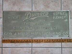 Rare 1956 Waycross Georgia Coca-Cola Factory Sign Dumore Bottle Meyer Ga Coke