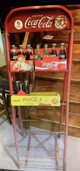 Vintage 1949 Coca-cola General Store Bottle Display Stand