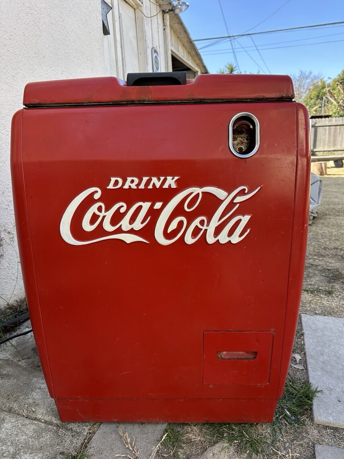 1950's Westinghouse Coca Cola Electric Refrigerator - Turns On!!!