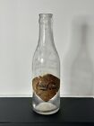 Antique Coca Cola Bottle With Original Paper Label *Extremely Rare Straight Side