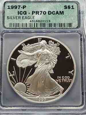 Details about / 1996-P American Silver Eagle ASE S$1 NGC PF69 PR69 PROOF ULTRA CAMEO NO SPOTS !