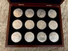 12 Silver Eagle Dollars • Lighthouses of America Coin Collection• 1 Troy Oz .999