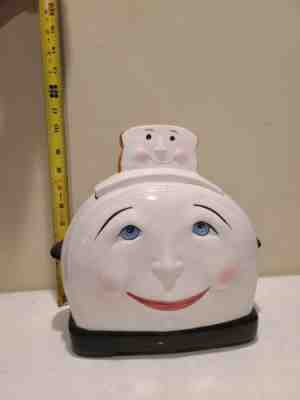 Vintage 1993 Clay Art Toaster and Toast Cookie Jar San Francisco