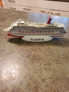 EXTREMELY RARE Carnival Triumph "POOP SHIP" Cruise Ship Model 10"