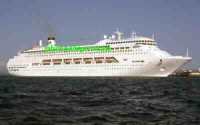 1 slide of Princess Cruises 1991-built cruise ship REGAL PRINCESS