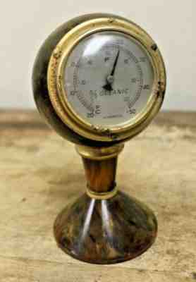 RARE Vintage Bakelite Catalin Thermometer- SS Oceanic Cruise Liner Ship