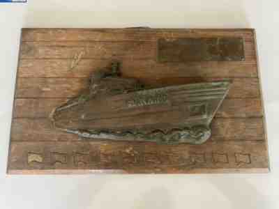 FAIRWIND 3D HEAVY VINTAGE CRUISE LINE SHIP SITMAR CRUISES TRAVEL AGENCY PLAQUE