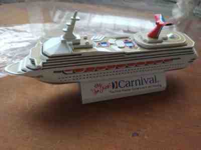 RARE Carnival Cruise Lines Triumph - The Fun Ship Resin Model - 2013 Disaster