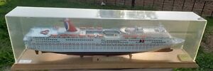 Carnival Fantasy Cruise Ship Model, REPLICA, WITH DISPLAY CASE