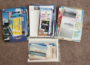 CRUISE LINE COLLECTION DECK PLANS BROCHURES SITMAR HOME LINES SS FRANCE & MORE