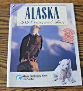 ALASKA SIGHTSEEING TOURS 1989 Cruise Tours Brochure + 6 others