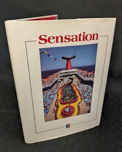 Carnival Cruises Sensation Inaugural Book 1993 Super Liner Cruise Ship Line