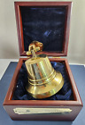 Regent Seven Seas World Cruise 2005 Numbered Nautical Brass Ship Bell Rope Pull