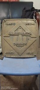 Holiday Carnival Cruise Ship Builders Plate in Alang