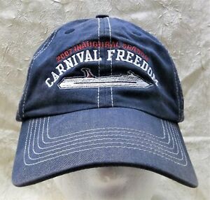 Carnival Cruise Line FREEDOM 2007 Inaugural Season Hat Adjustable Strap Cap