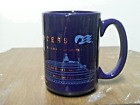 EMERALD PRINCESS Cruise ship Italy Mug Cobalt blue ceramic thick heavy 4.5" tall