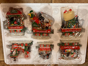 Danbury Mint Rottweiler Dog Christmas Express Train W Papers Serial # Very Rare
