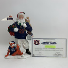 Danbury Mint Auburn University Santa and Tiger Christmas Sculpture Figurine