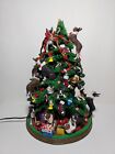 DELIGHTFUL DANBURY MINT LARGE BOSTON TERRIER LIGHT UP CHRISTMAS TREE-NO STAR
