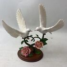 Danbury Mint Messengers of Love by Bob Guge Doves Birds Pre-Owned 8.5” Tall