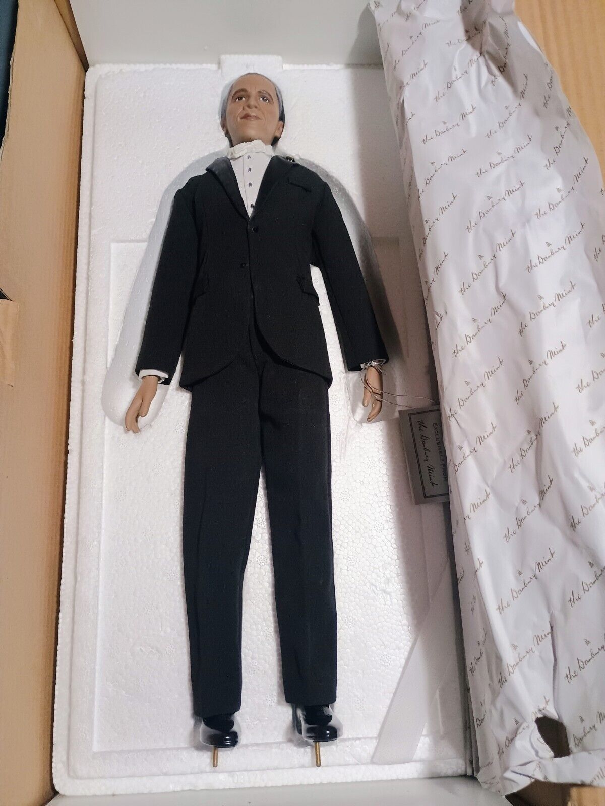 The Danbury Mint, 16” Porcelain Doll, President Barack Obama At The Inauguration