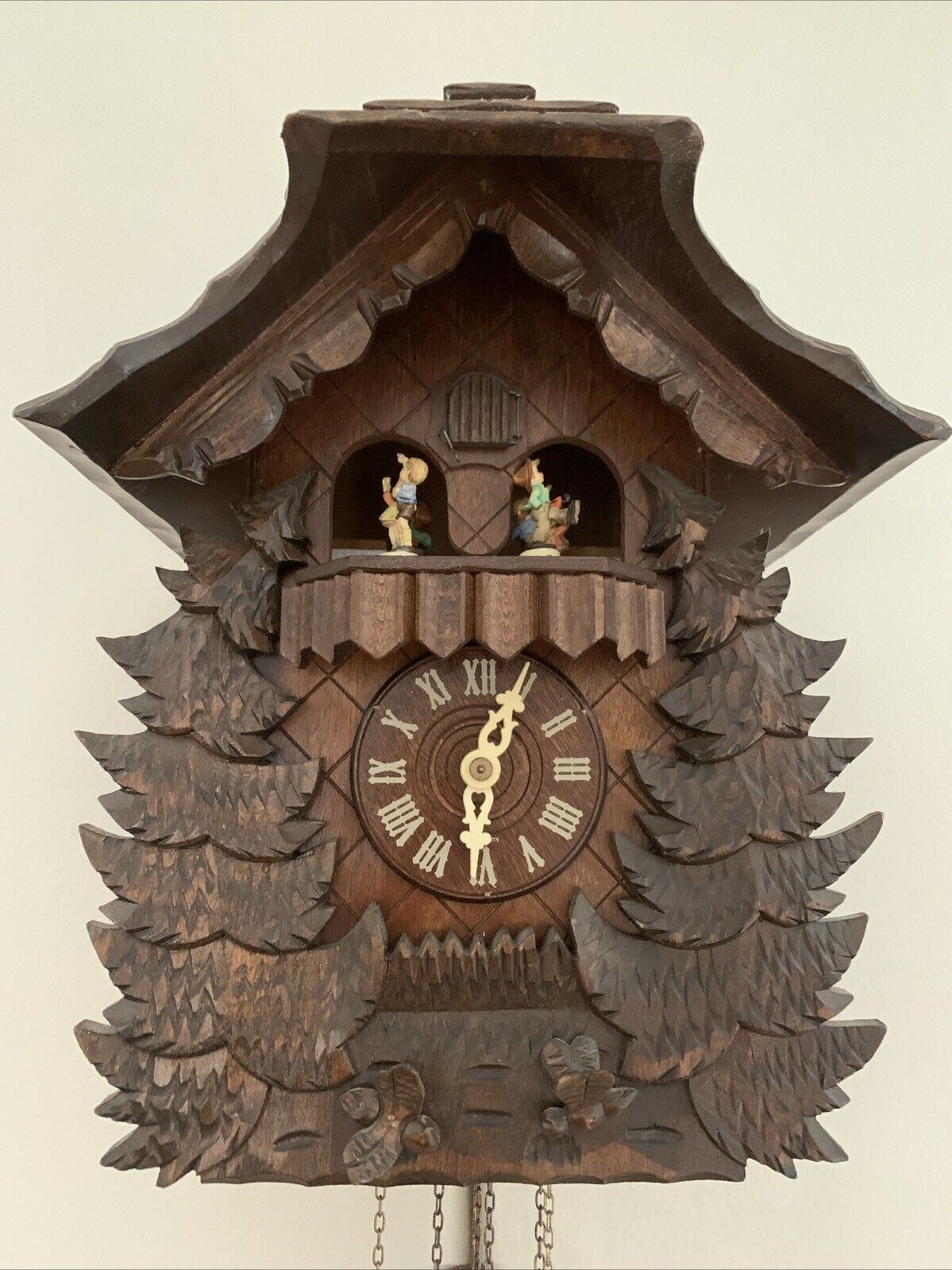 M.I. Hummel and Danbury Mint German Musical Cuckoo Clock Works Great.