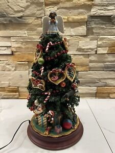 Danbury Mint Dachshund “Rainbow Of Colors” Lighted Christmas Tree, 16.85” Tall